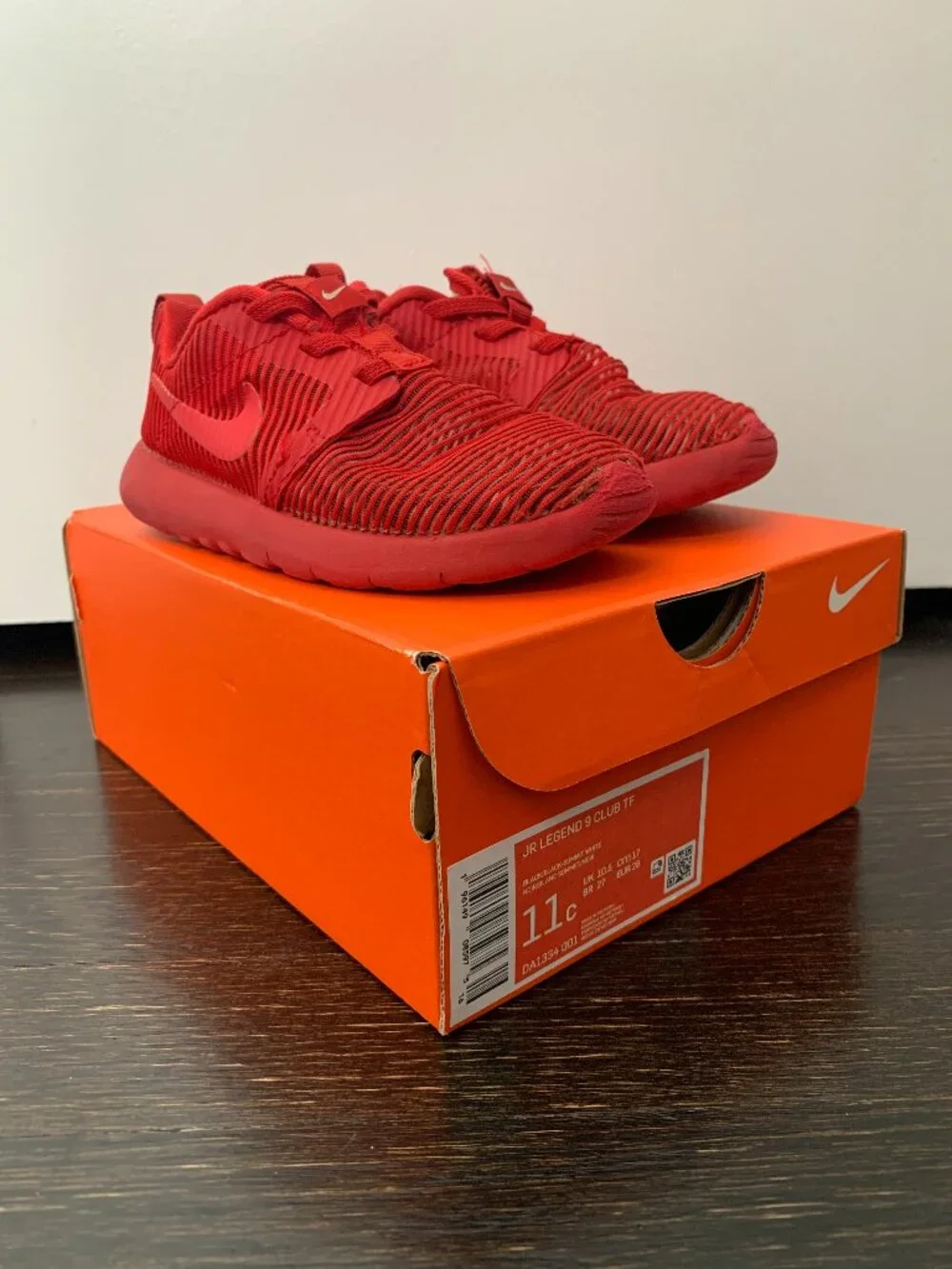 Kids Toddler Red Nike Sneakers Size 10C with box